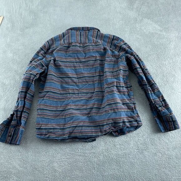 Bean Signature Mens Slim Fit Long Sleeve Shirt 100% Cotton Blue Size L 1973 - Picture 2 of 8